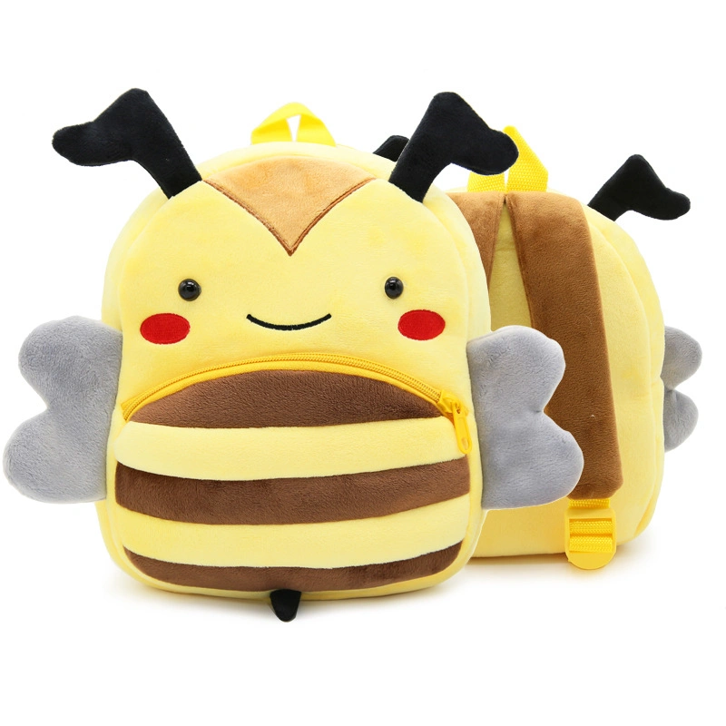 3D Cartoon Plush Kindergarten Schoolbag Animal Children School Bags