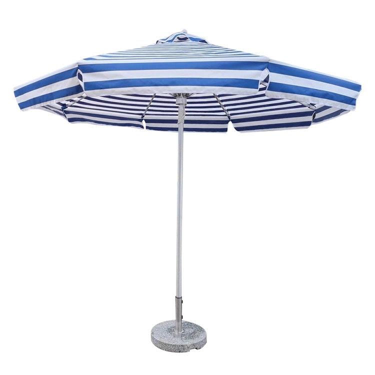 9'ft Garden Parasol Swimming Pool Wooden Beach Umbrella with UV Protection