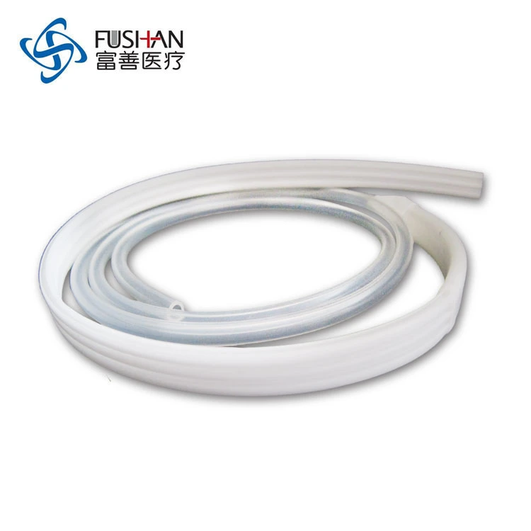 Fushan Silicone Disposable Products Medical Channel Drainage Tube Flat Drains with Reservoir Bulb OEM ODM