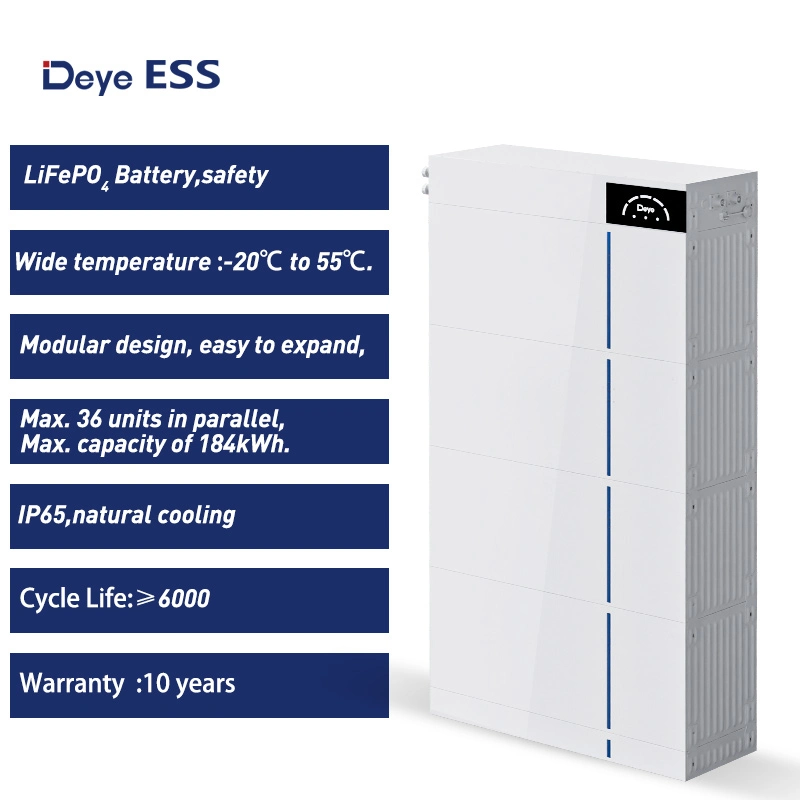 Deye Ess Ai-W5.1 Battery LiFePO4 Home Solar Energy Storage Battery