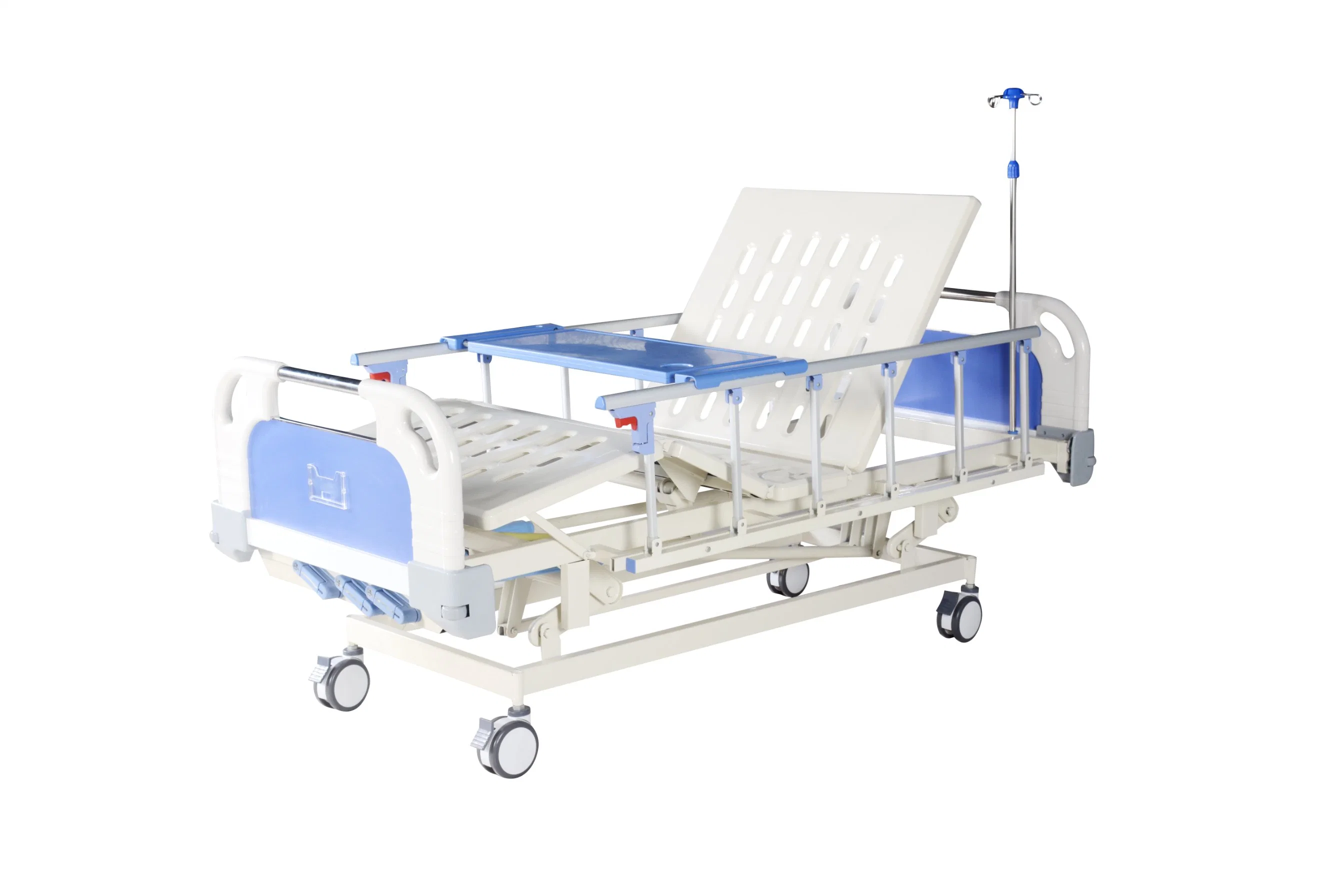 3 Function Adjustable Patient Bed Steel 3 Crank Used Manual Medical Hospital Beds