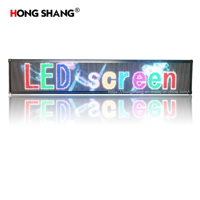 Outdoor LED Rolling Display Board Aluminum Profile for Mini Advertising Billboard