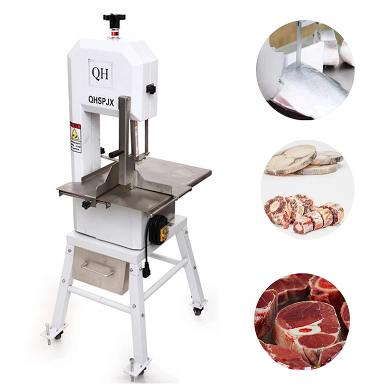 (QH270B) Poultry Cutting Machine Cow Feet Frozen Meat Cutter Electric Commercial Kitchen Appliance 1.5HP, 220V for Butchery Shop