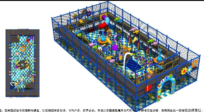 Equipamento para o parque infantil Custom Indoor Play Structure (TY-0614D) de novo estilo