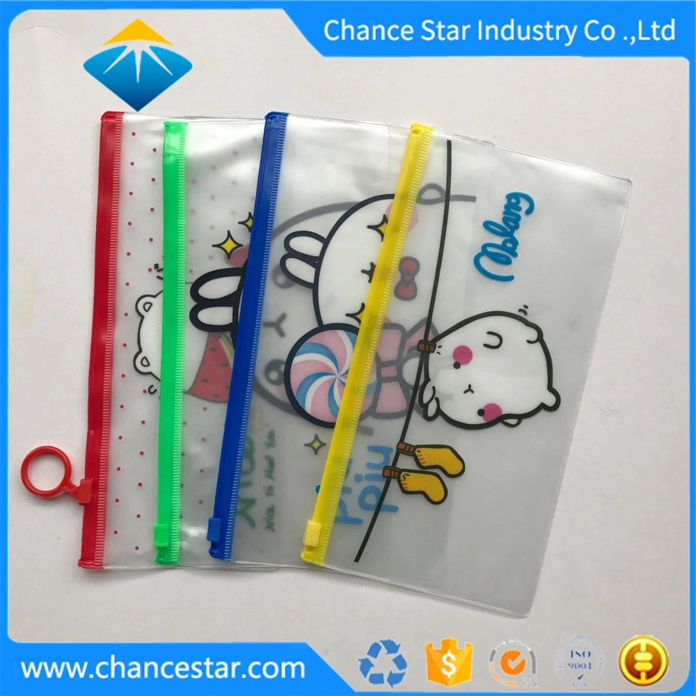 Custom Promotional Transparent PVC Bag Packaging with Zipper