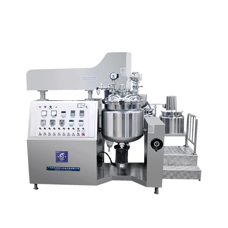 50L Stainless Steel Homogenizing Emulsifier Machine High Efficiency Electricity Steam Heating Vacuum Emulsifying Mixer