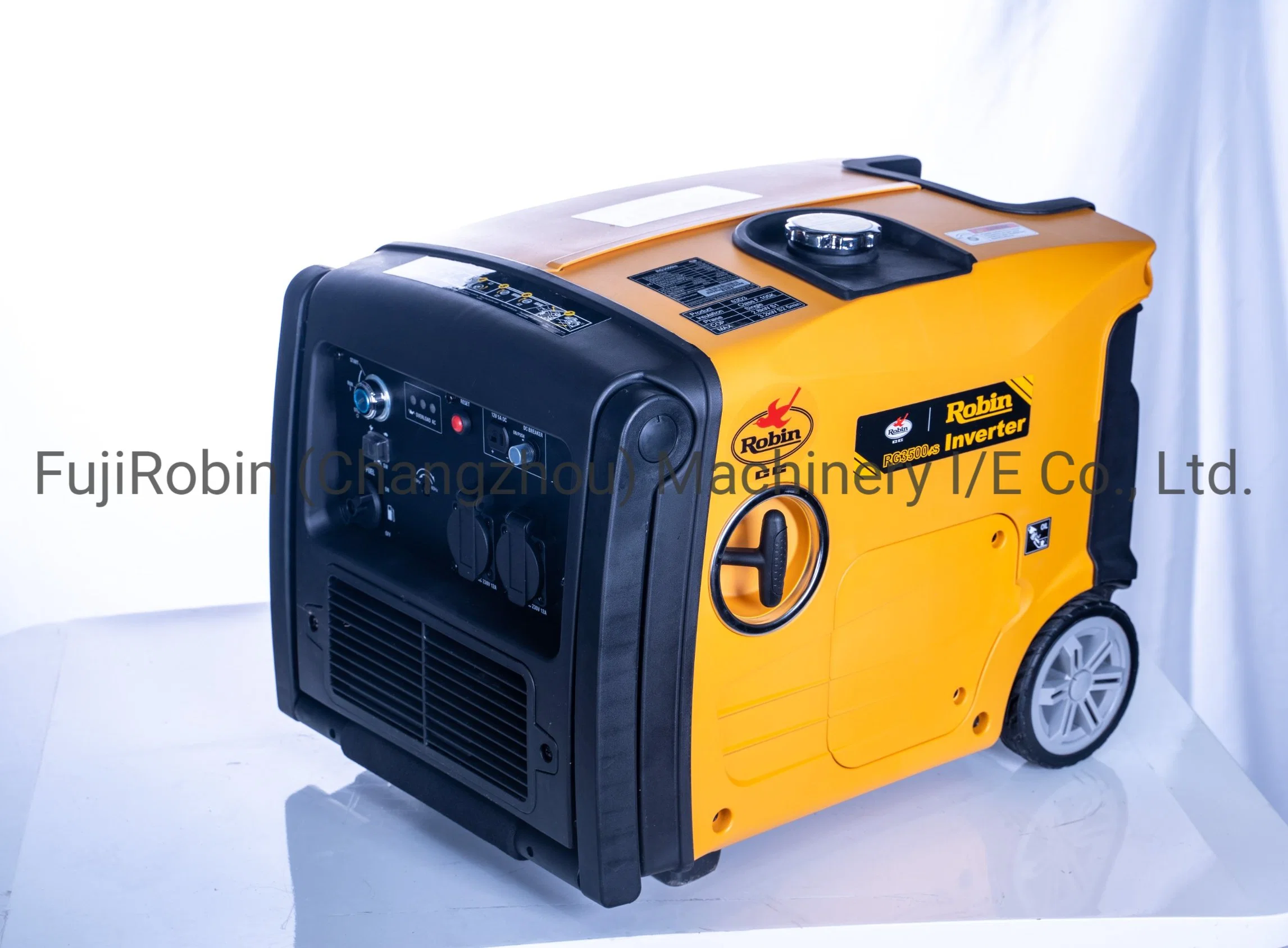 Nouveau puissant de 8kw Groupe électrogène de carburant double Rgi3500e avec poignée et roues par l'Essence Essence GPL Gaz naturel &amp; moteur/