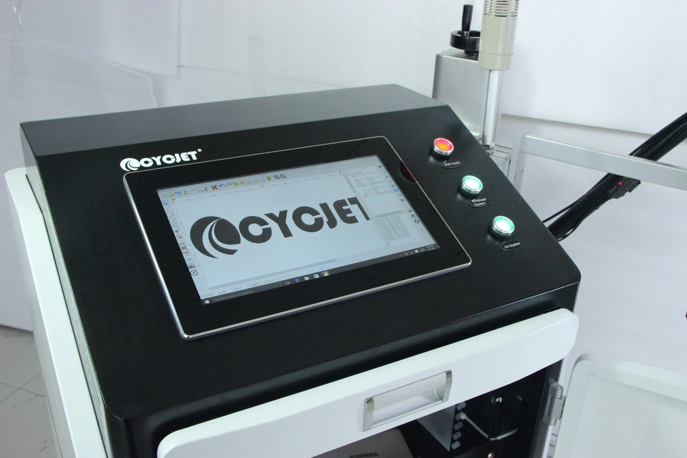 Cycjet C702iuv Galvanized Steel Sheet Coding Inkjet Printer System