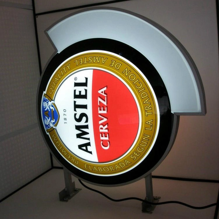 Custom CE Approved LED Licht Acryl doppelseitige Bierbar Zeichen