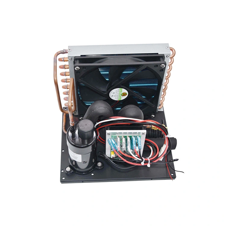 DC 24V Refrigeration Compressor Mini Cooling System Unit Condenser Unit for Air Conditioner