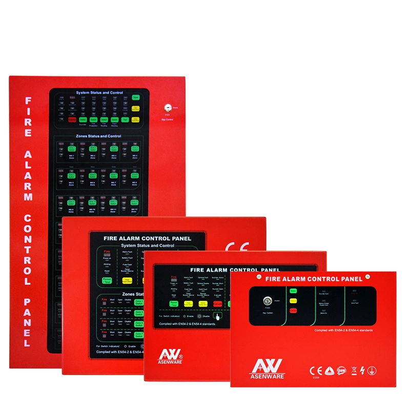 2 Loops Zonas 12 a 32 Painel de Controle de Alarme de Incêndio Convencional