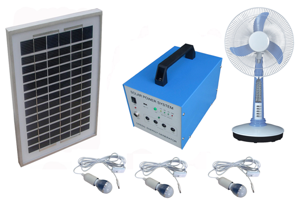 Ahorro de energía 100% 40W Caja solar portátil Iluminación de casa Sistema con luces LED