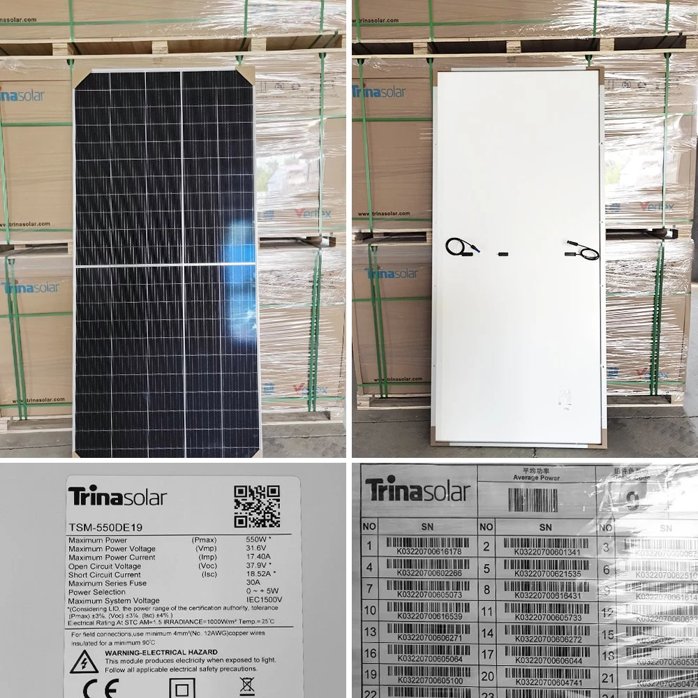 Trina Tier 1 Brand 650W 670W Panels 210mm 132 Solar Cells Paneles Solares