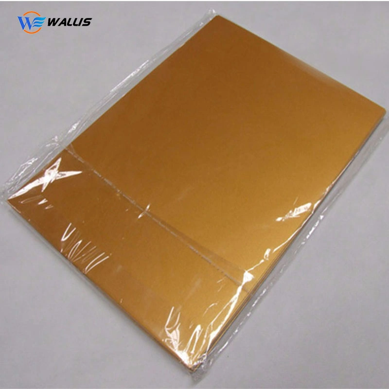 PVC Plastic Induction Card Making, Custom Golden Inkjet Pet Polyester Card Printing