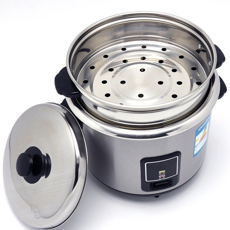 201 304 Stainless Steel Automatic Cooking and Warming System Straight Rice Cooker