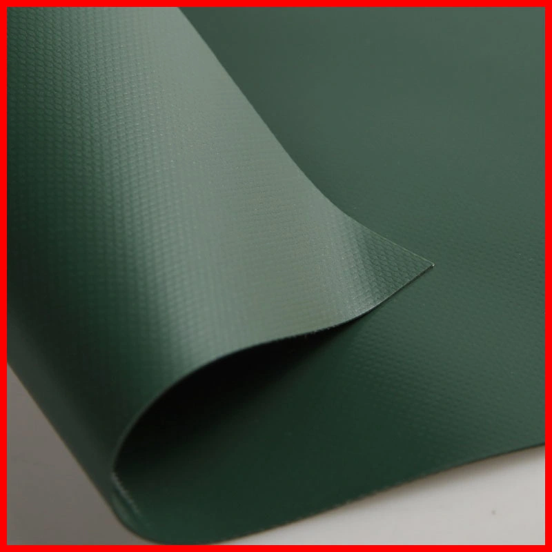 PVC Coated Polyester Fabric Green Truck Tarpaulins