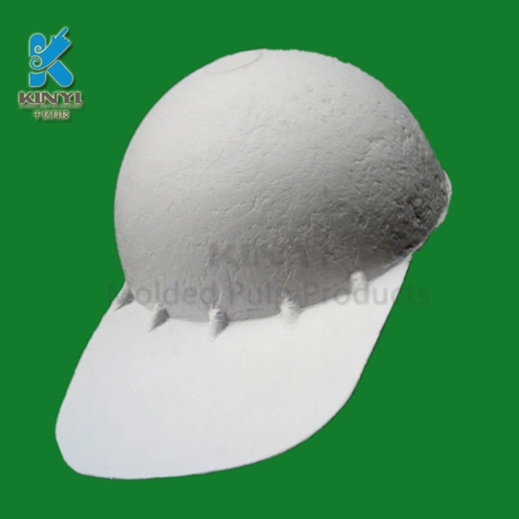 OEM Disposable Sugarcane Bagasse Molded Pulp Bandpeaked Cap