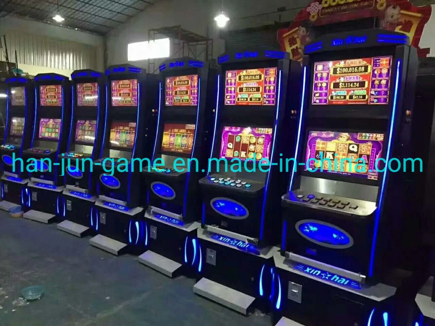 Große Eagle-50 Line Casino Glücksspiel Video Arcade Electric Slot Spiel Maschine