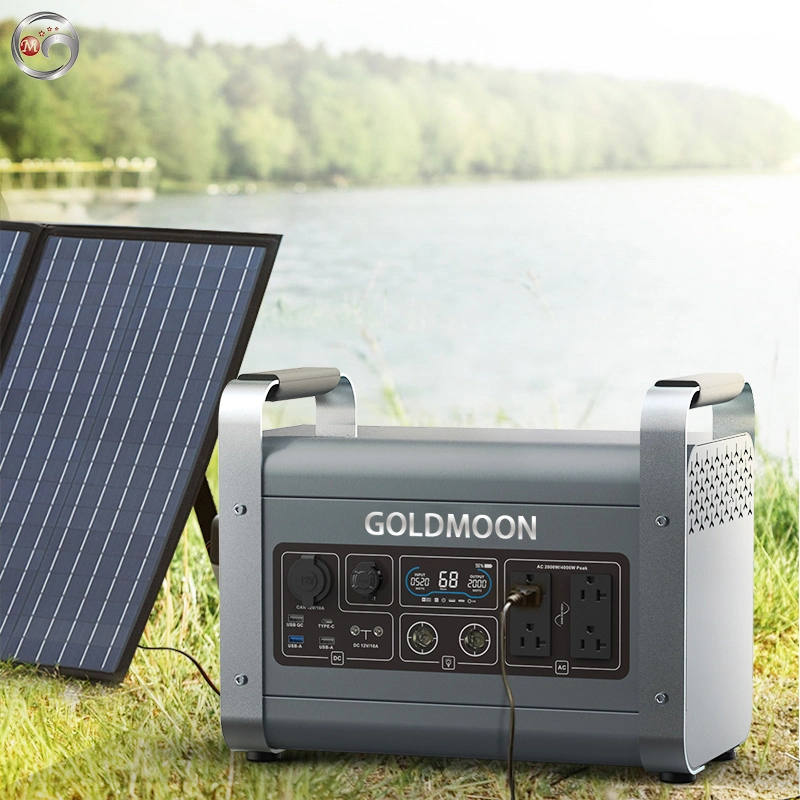 2000W Customized Brand Portable Solar Energy Bank for Industry Power Supply