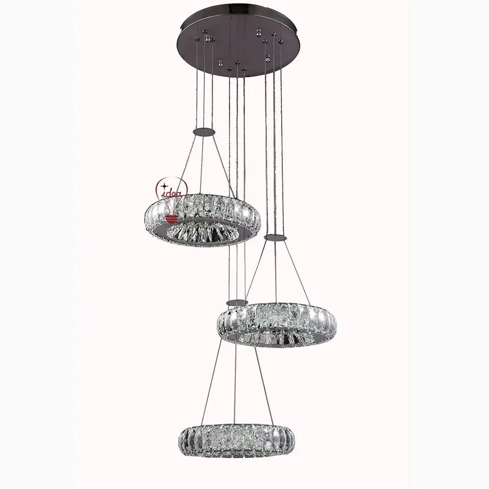 Modern Crystal LED Chandelier Pendant Light for Dining Table