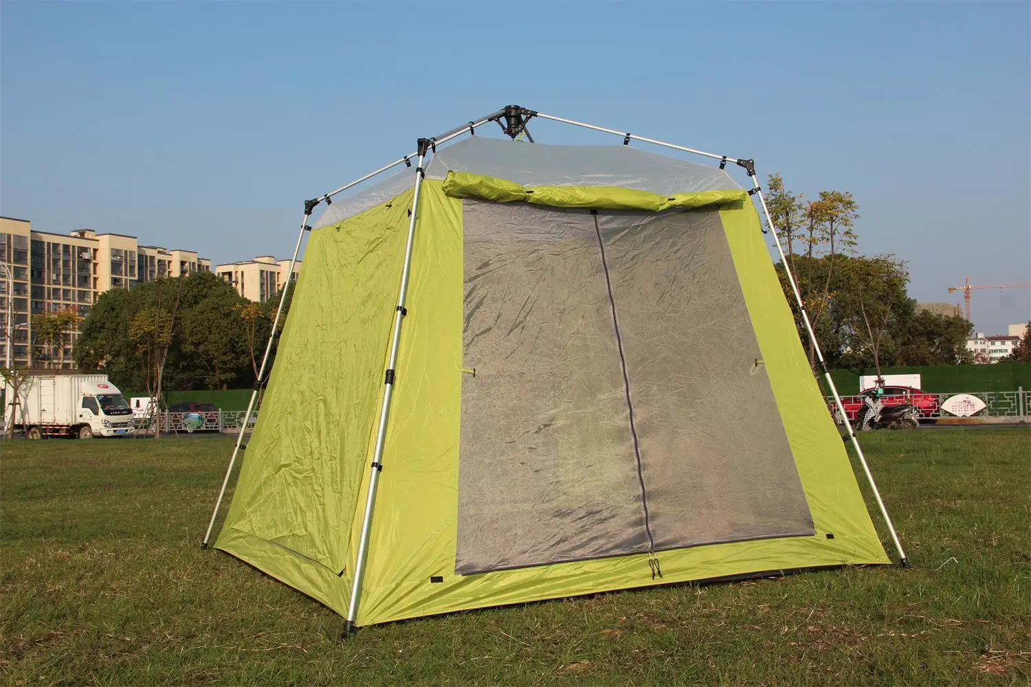 Alta calidad Grande 3 persona Sol Albergue Tarp para la Playa Tienda de picnic al aire libre impermeable sombra