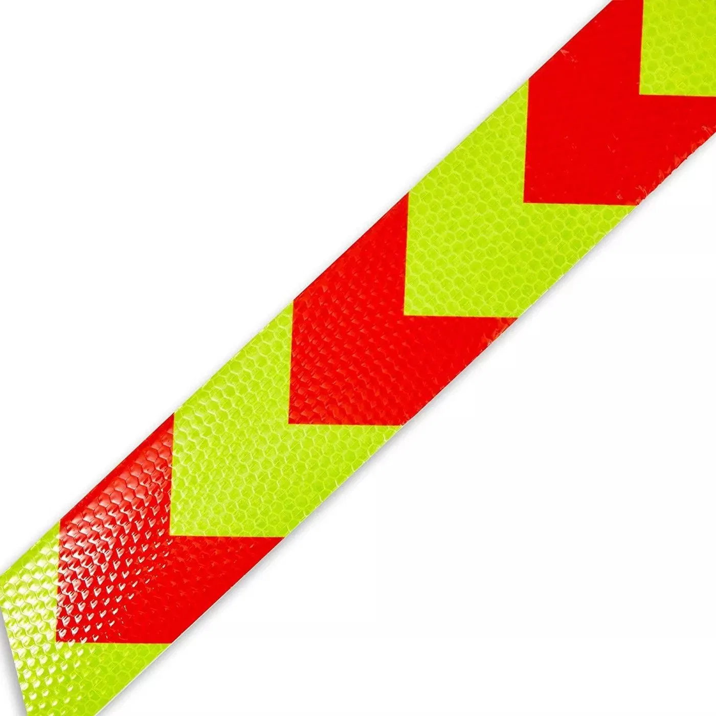 High Visibility Arrow Pattern PVC Safety Reflective Tape for Trucks, Trailers, Heavy Vehicles