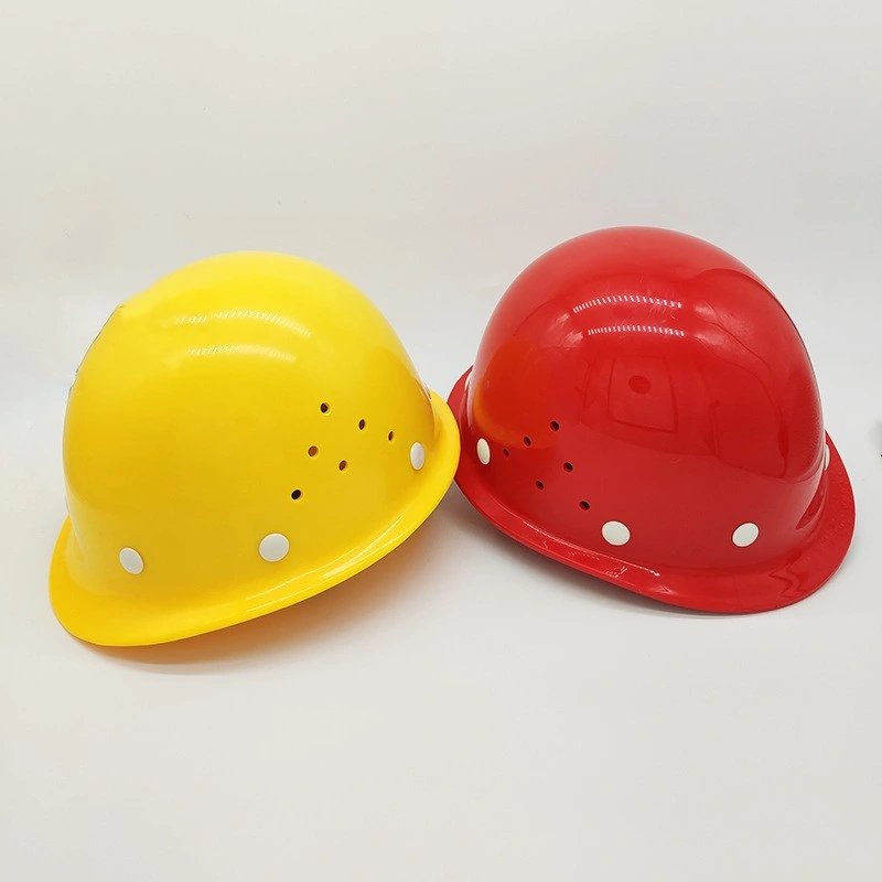 El FRP TRANSPIRABLE ABS casco de seguridad de la construcción de obras de construcción