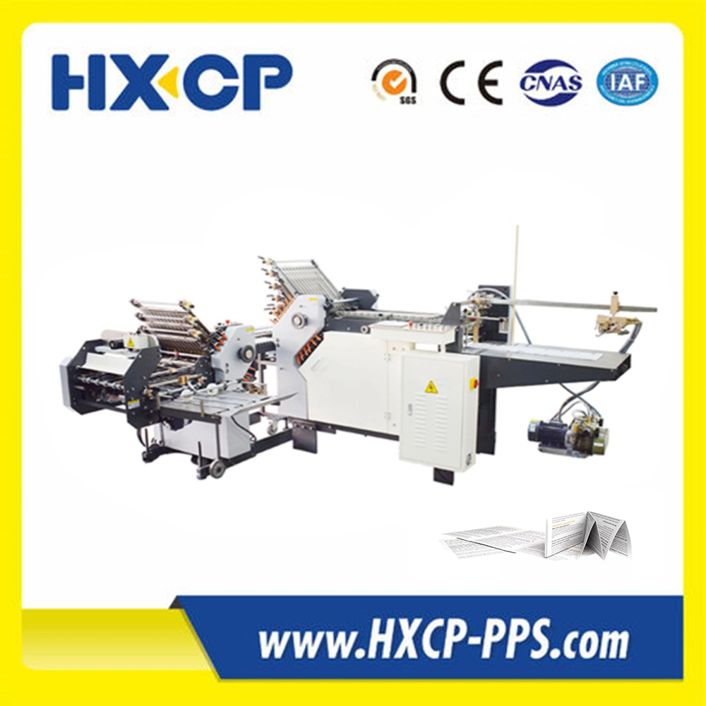 Automatic Post Press Combination Paper Folder for Flyer High Speed Paper Folding Machine for Manual