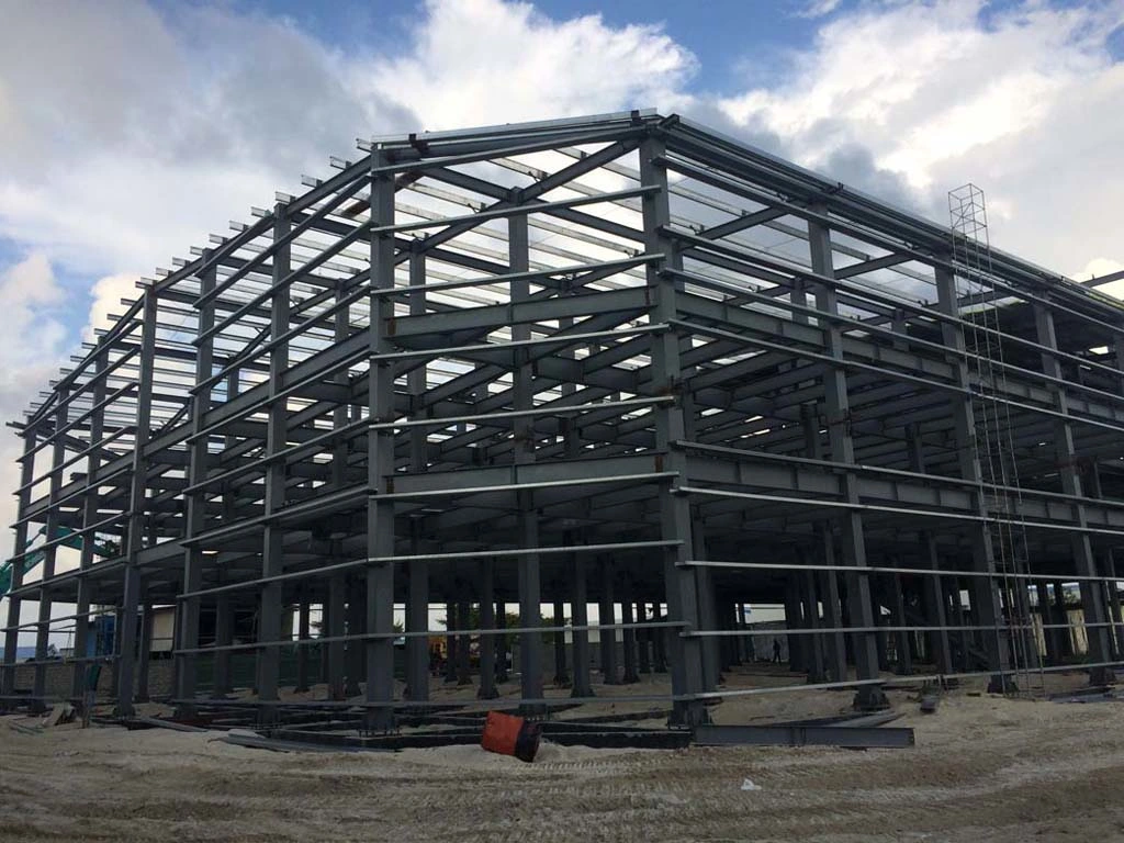 Cheap Prefab Steel Structure Building Multi Storey Warehouse