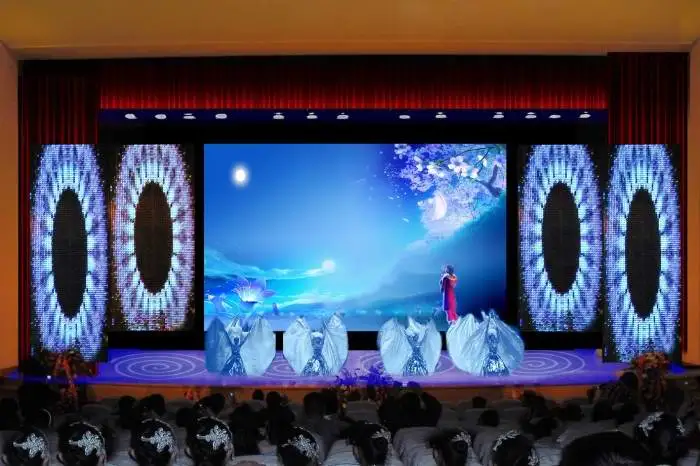 Pitch 2.9mm Video Advertising LED Display Wall for Stage Background