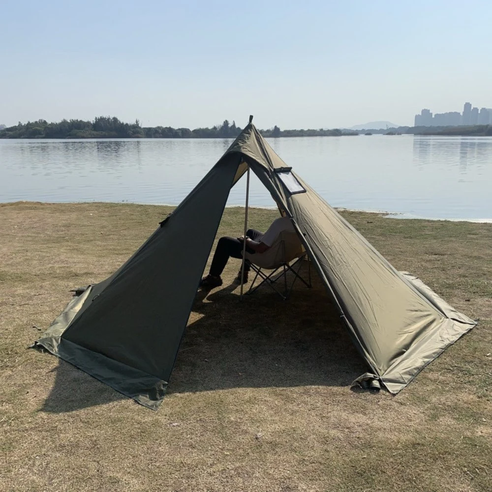 Altura ajustable Ultra estufa Tent Tipi caliente Invierno Camping Caza Equipo Ci24756