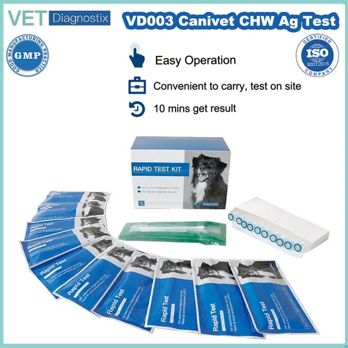 Heartworm Test für Hunde Hunde Hearworm Antigen Rapid Diagnostic Test