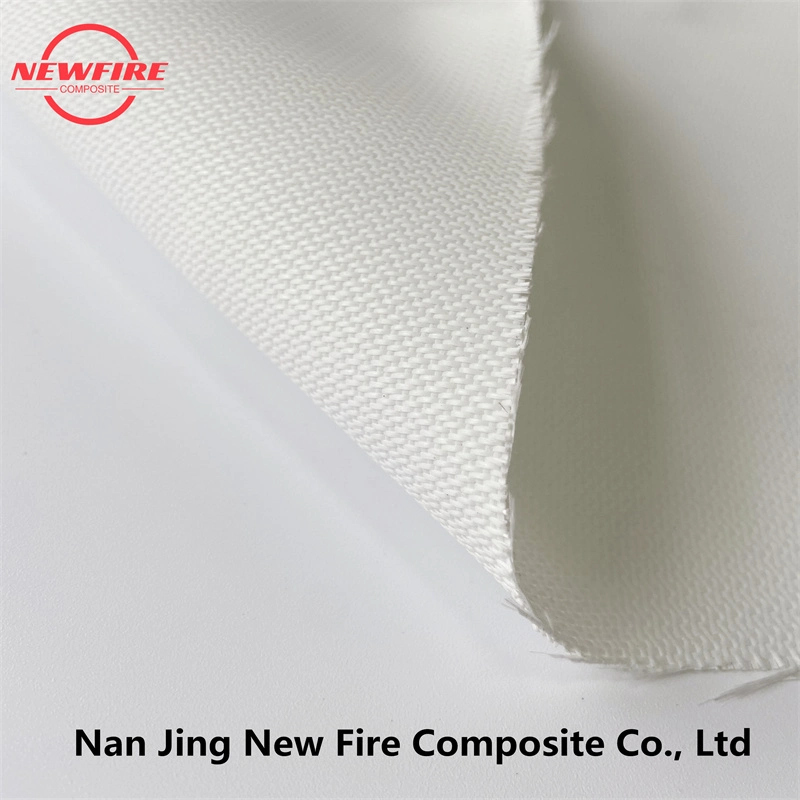 Polyurethane Coated Fiberglass Fabric Heat Resiatant Fire Protection PU White Glass Fibre