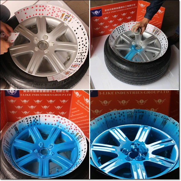 La moda colorida Peelable bricolaje revestimientos Strippable impermeable brillante Plasti DIP brilla en la oscuridad Revestimiento de goma de la Pintura La pintura en aerosol de extracción para Rim/Car