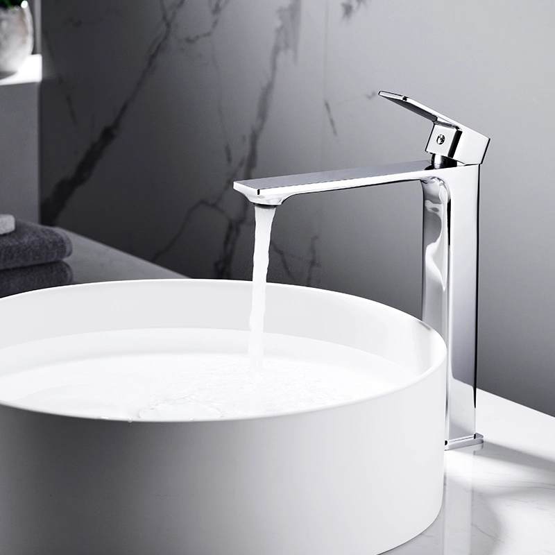 Sanitary Ware Hot and Cold Bathroom Water Taps Brass Basin Faucet Mixer