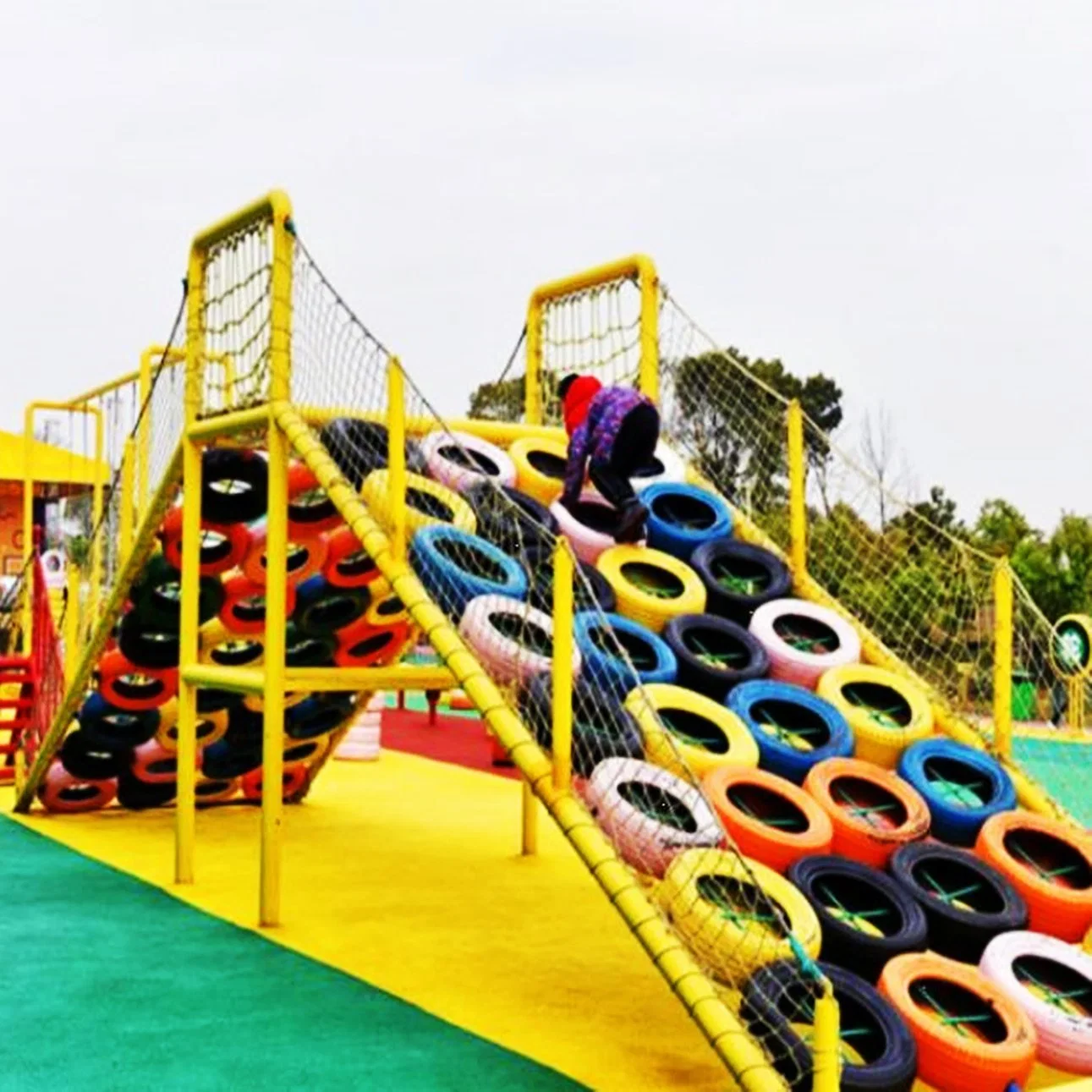 Amusement Park Children Outdoor Playground Climbing Frame Adventure Equipment