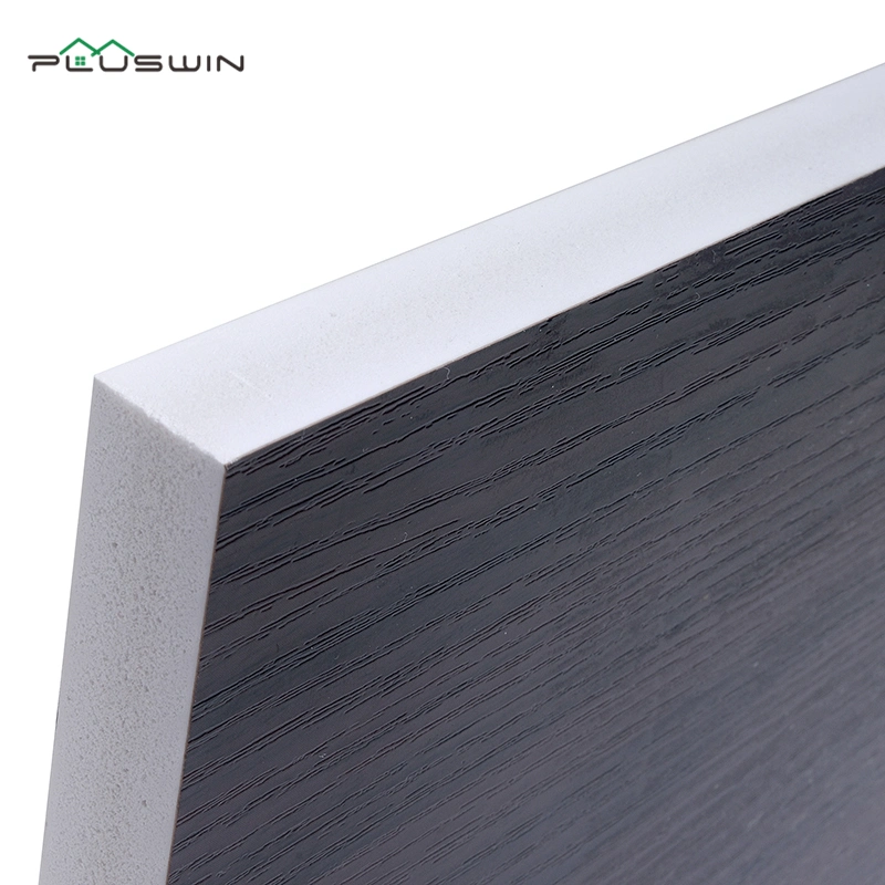 Flat Decoration Parts 1220X2440mm Black Wood Plastic Profile Decorative PVC Celuka Board