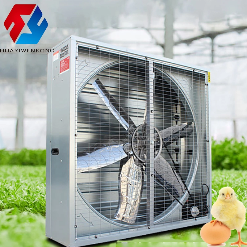 Swung Drop Hammer Ventilation Exhaust Fan Axial Flow Fans Window Shutter Type for Animal Husbandry Equipment Chicken Pig House