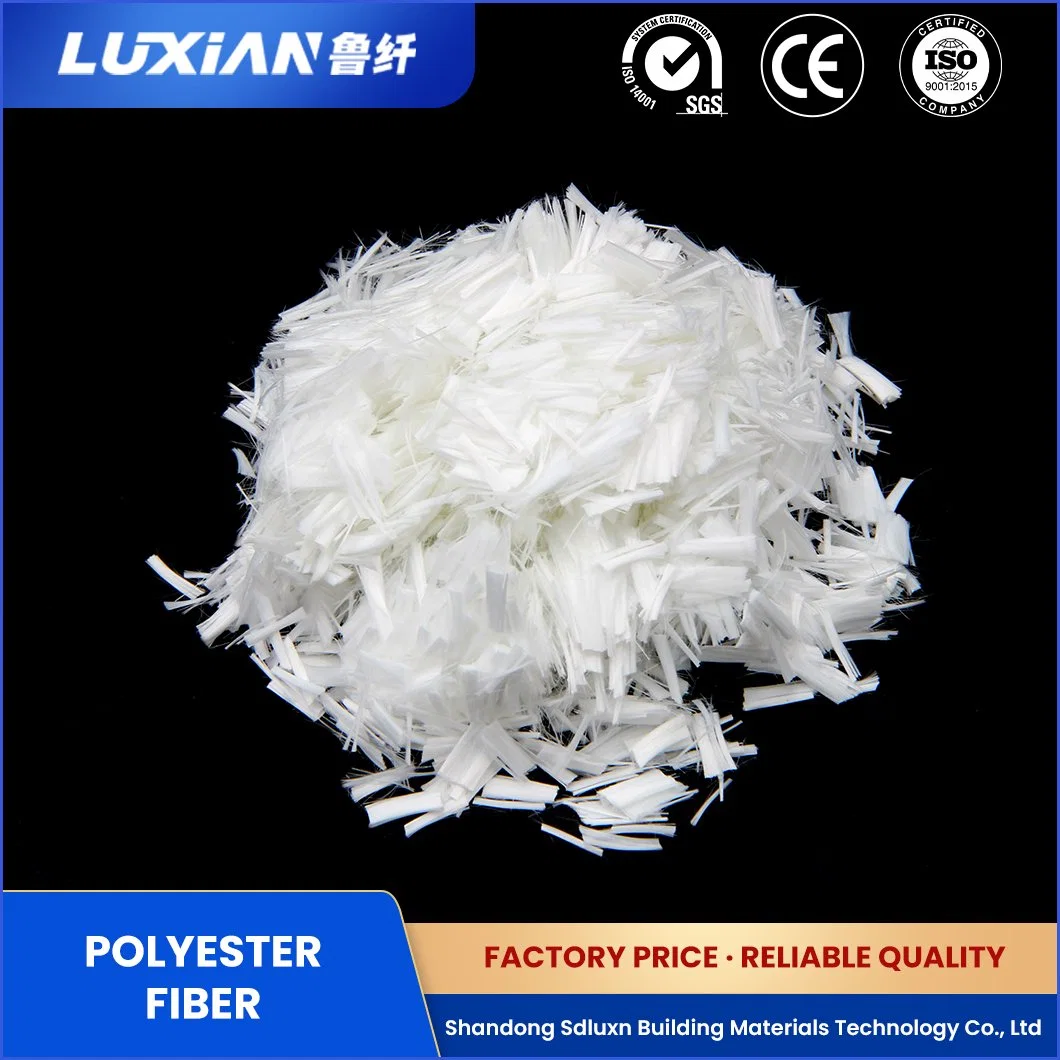 Sdluxn Fiber Building Material Lxdg Modified Polyester Spun Polyester China Heat-Resistant Polyester Staple Fiber Flling Manufacturers