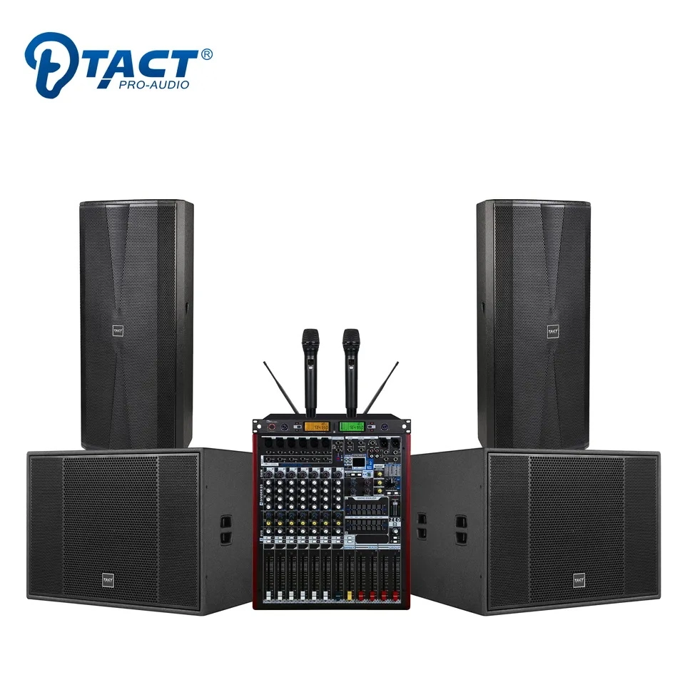 Tact Brand Nx25p 950W Active PA Speaker System for Multi-Function Use