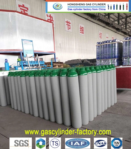 Wholesale/Supplier Hospital Air Cylinder Oxygen Regulator Gas Bottles Mini Large Oxygen Bottles O2 Oxygen Cylinder Oxygen Tank in Stock