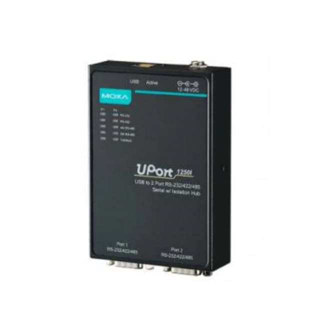 Moxa Industrial Ethernet Switch Uport 1250I USB2 Port with Light Barrier