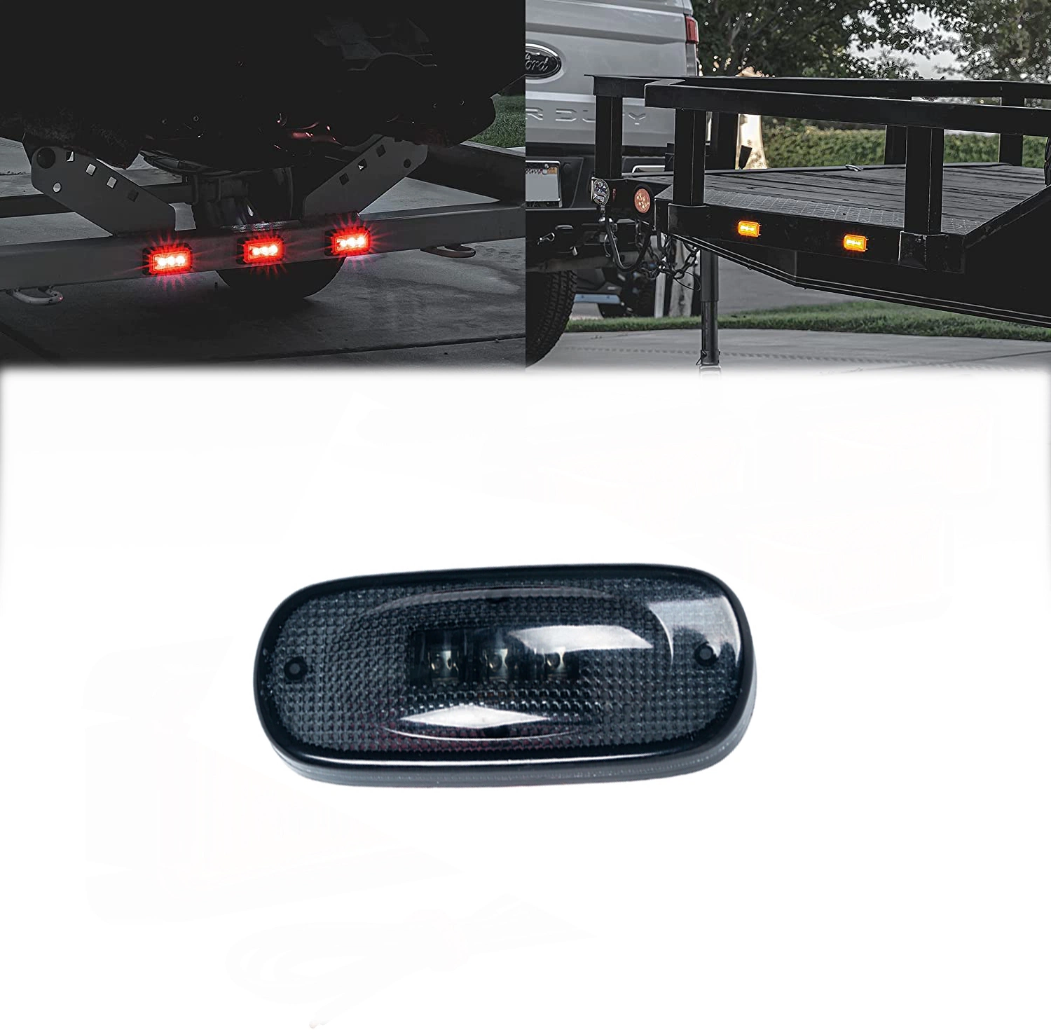 Luzes de presença laterais LED do guarda-lamas da cama da cabina dupla para Dodge RAM 1500 2500 3500