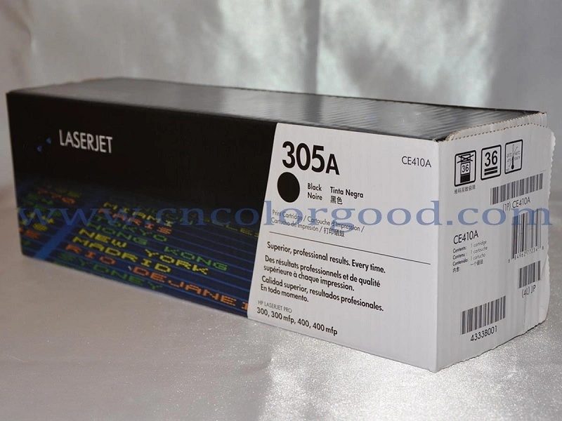 Original Inkjet Printer Consumable Color Toner Cartridge Ce410A/Ce411A/Ce412A/Ce413A/305A for HP