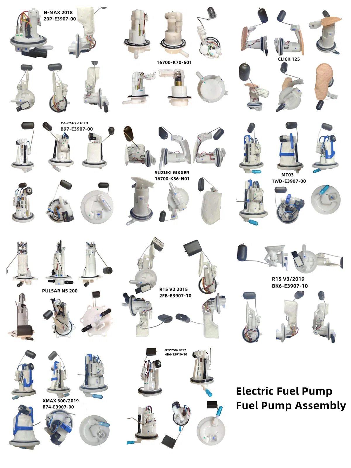 Motorcycle Parts Electric Fuel Pump / Fuel Pump Assembly Xmax 300 2019 B74-E3907-00
