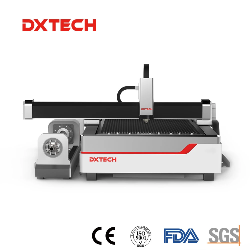 1000W CNC Laser-Schneideausrüstung für Rohr / Rohr und Platte Edelstahl, Eisen, Aluminium Gravieren und Schneiden