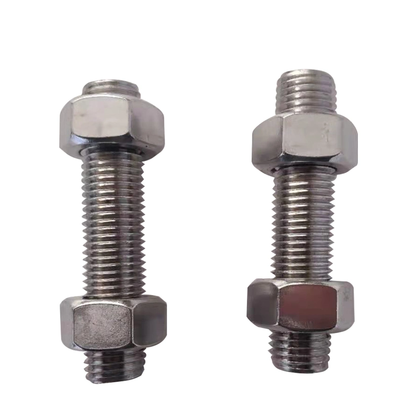 ASTM A307 Grade B Square Head Machine Bolts with Hexagonal Nuts