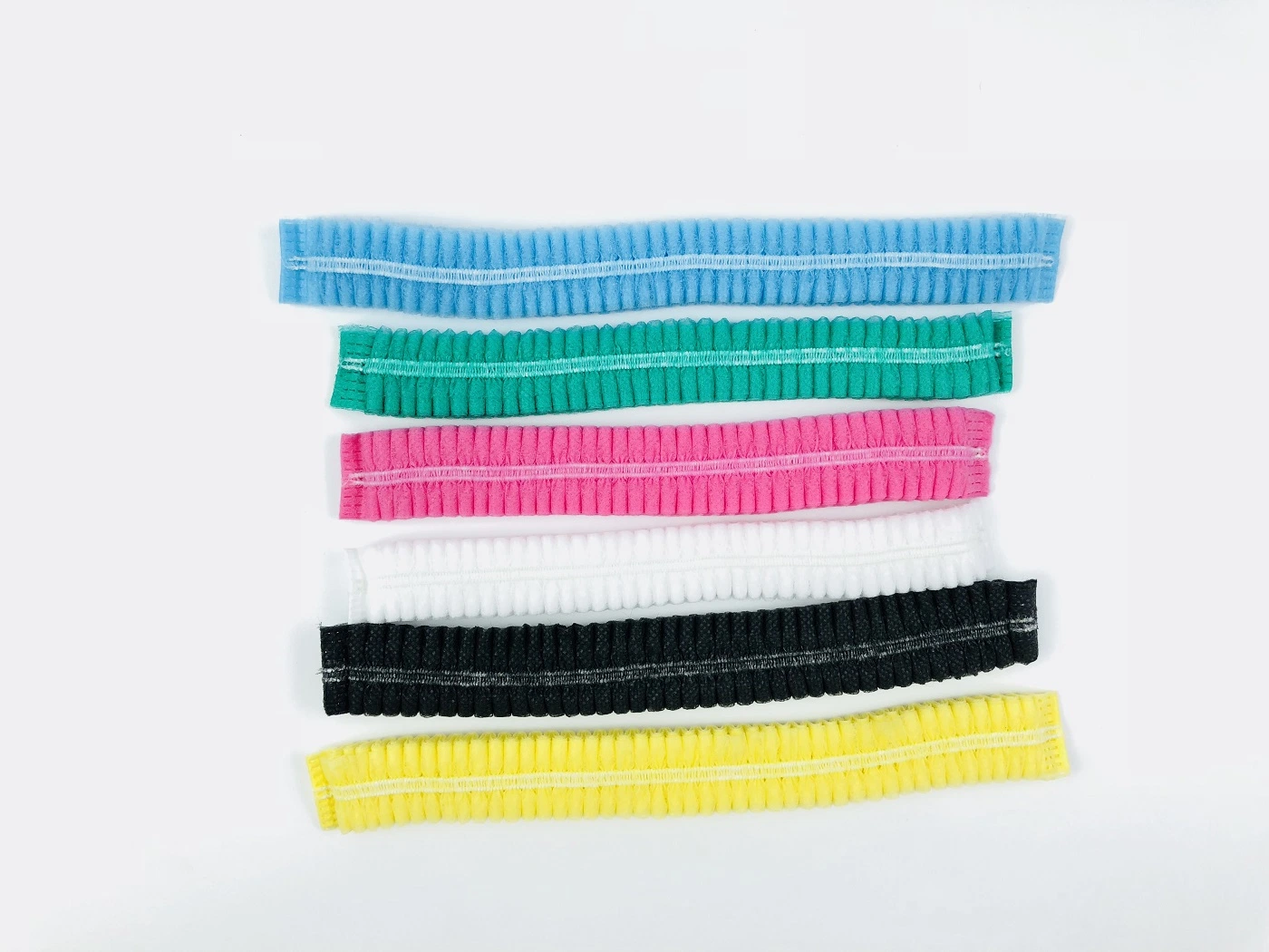 Multiple Colors of Breathable Non Woven PP Disposable Mob Cap 18" 19" 21" 24" for Hospital/Lab/Houseclean/SPA