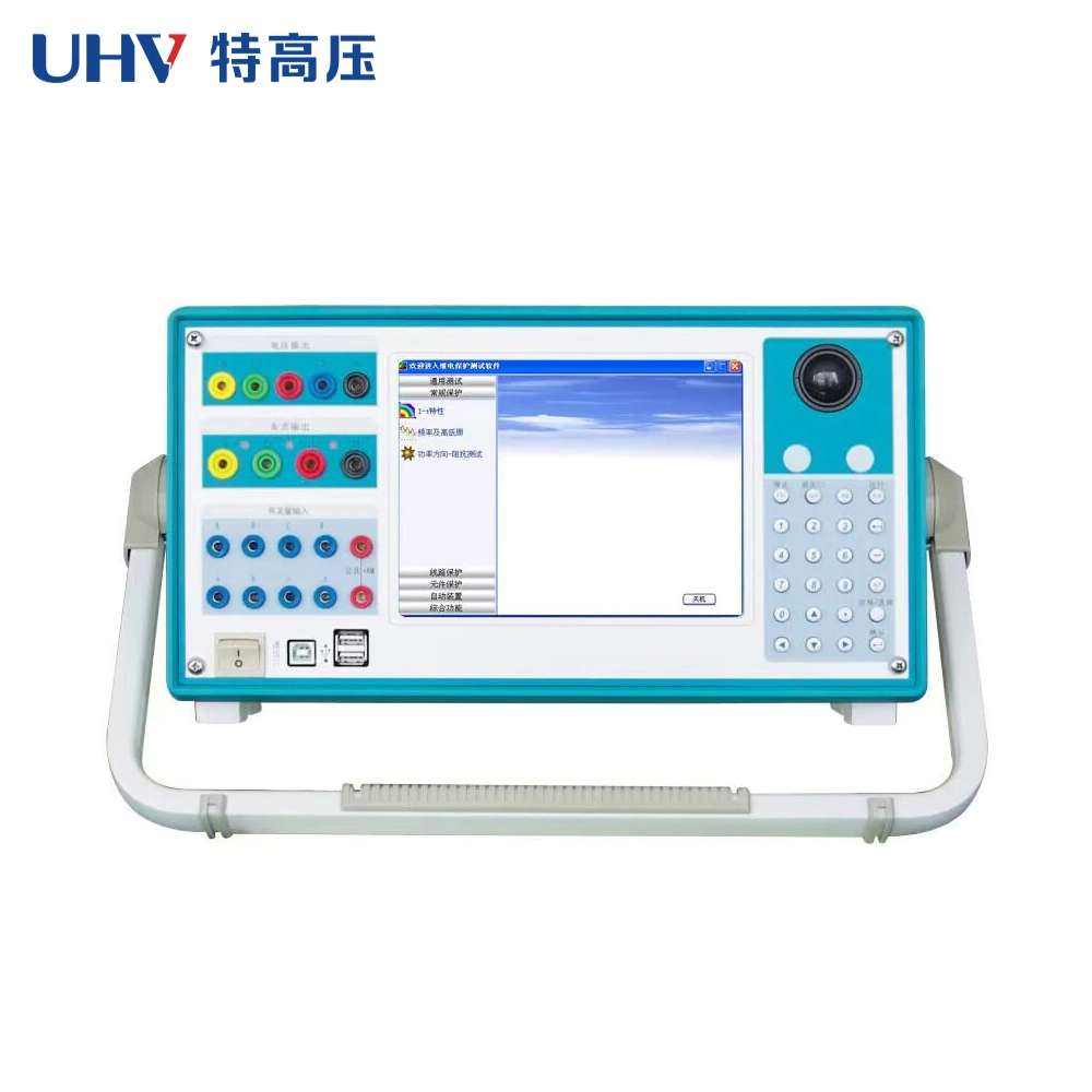 Ht-802 Electric Three-Phase Microcomputer Control Portable Relaying Protection Test Equipment