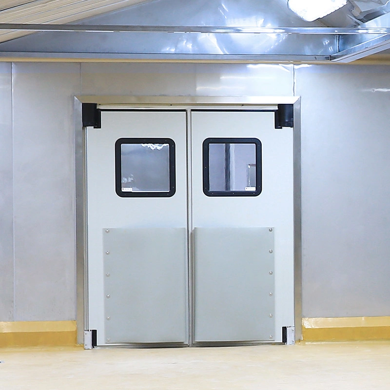 Steel Anti-Collision Aluminum Honeycomb Cleanroom Door for Food Workshop